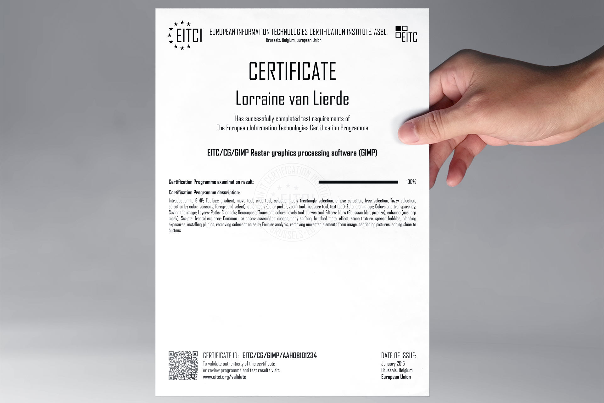 EITCA/EG E-Government Information Technologies Academy - Image 5