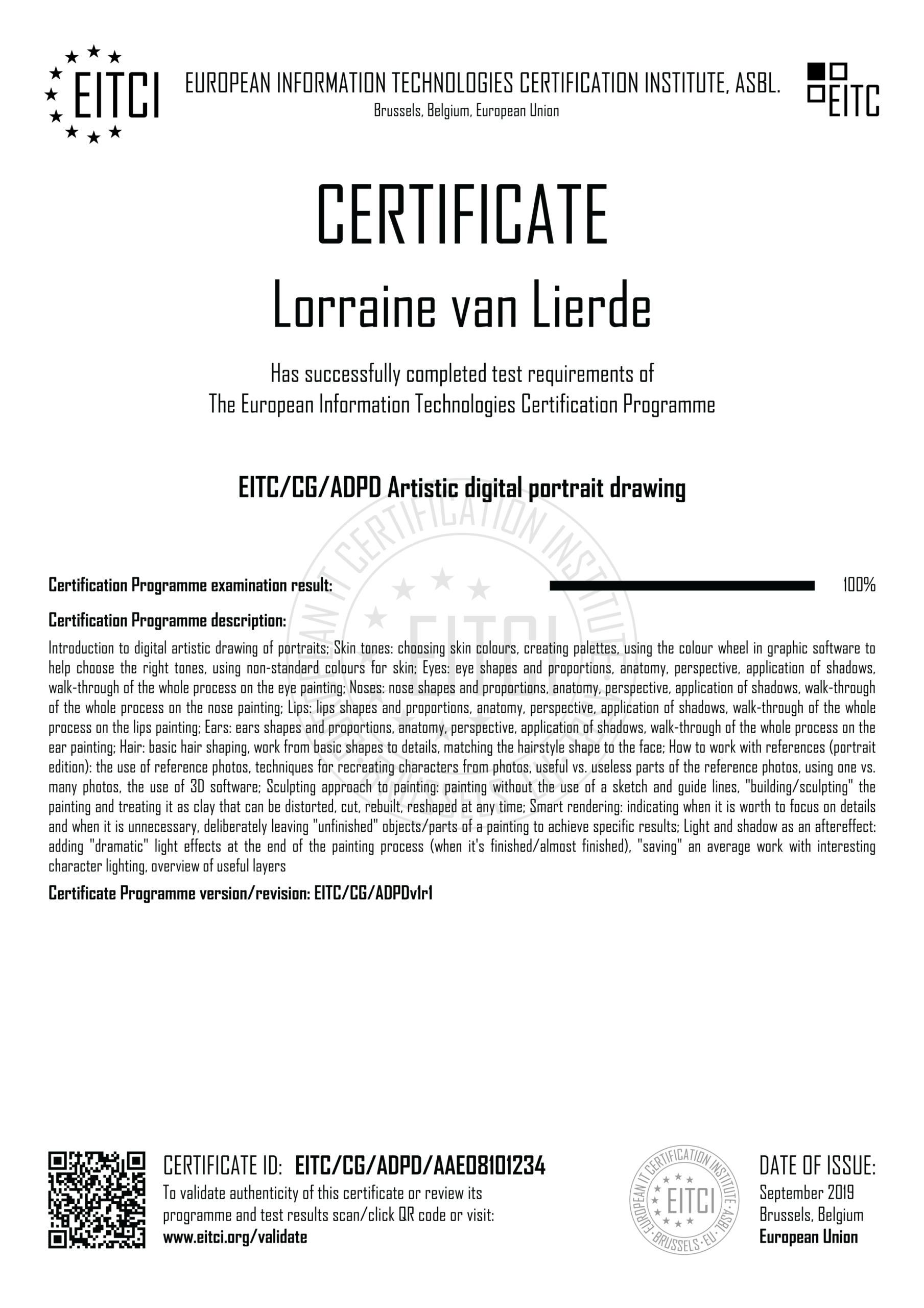 EITCA/CG Computer Graphics Academy - Image 20