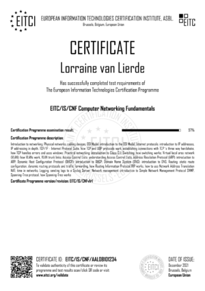 EITC-IS-CNF-AAL08101234-Suppl