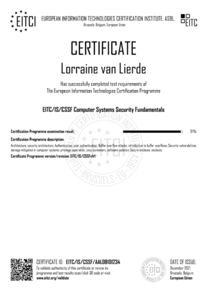 EITC-IS-CSSF-AAL08101234-Suppl