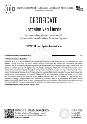 EITC-IS-LSA-AAL08101234-Suppl